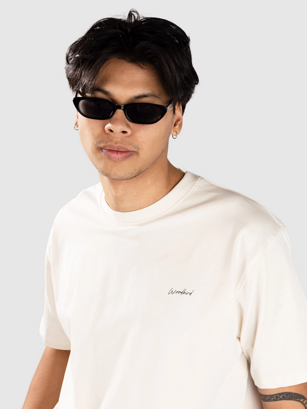Woodbird WBBaine Pose T-Shirt off white