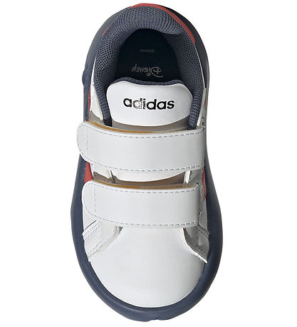 adidas Performance Sko -  Grønd Court Mickey - Hvid/R?d
