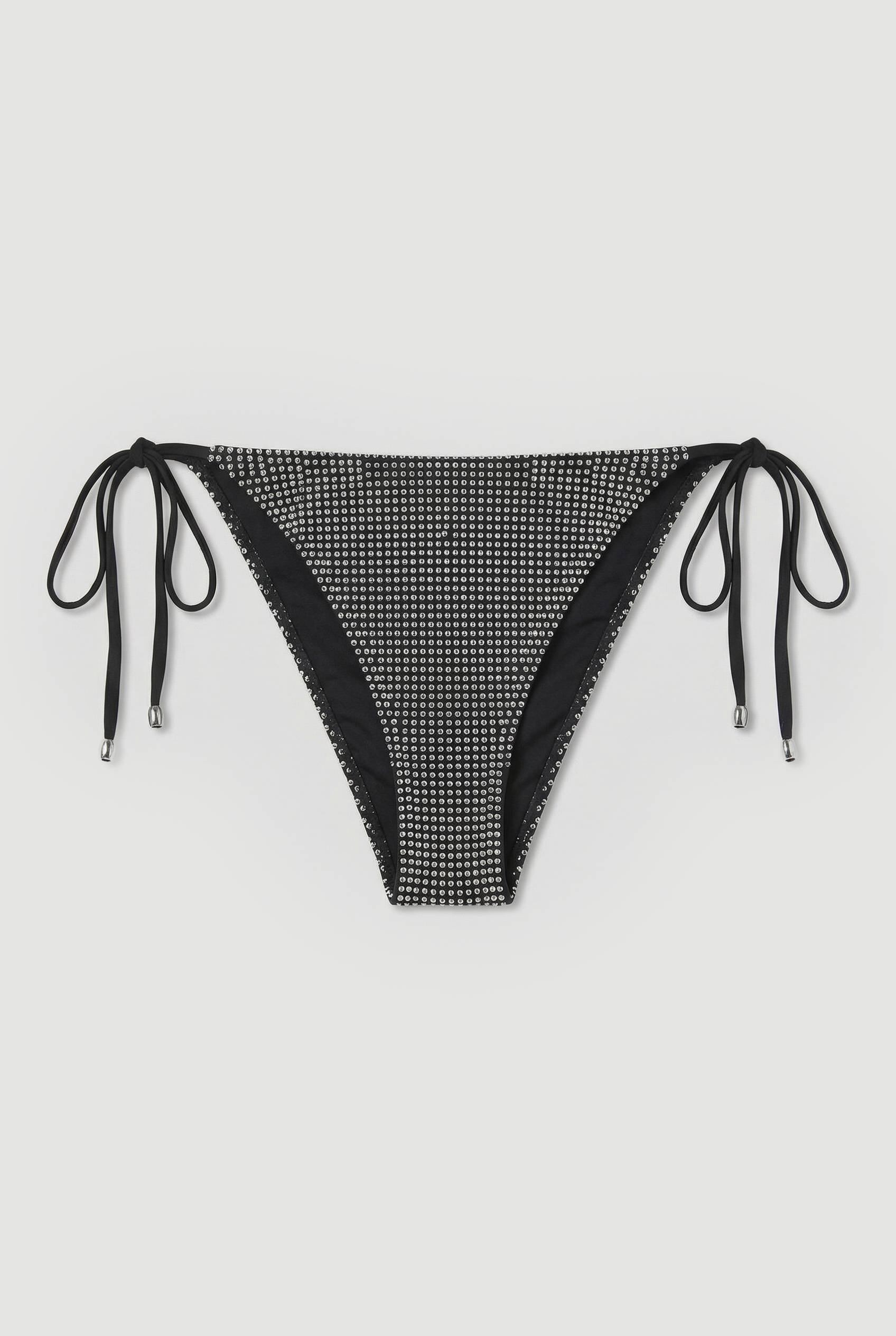 KarenMillen Bas de Bikini à Liens avec Clous