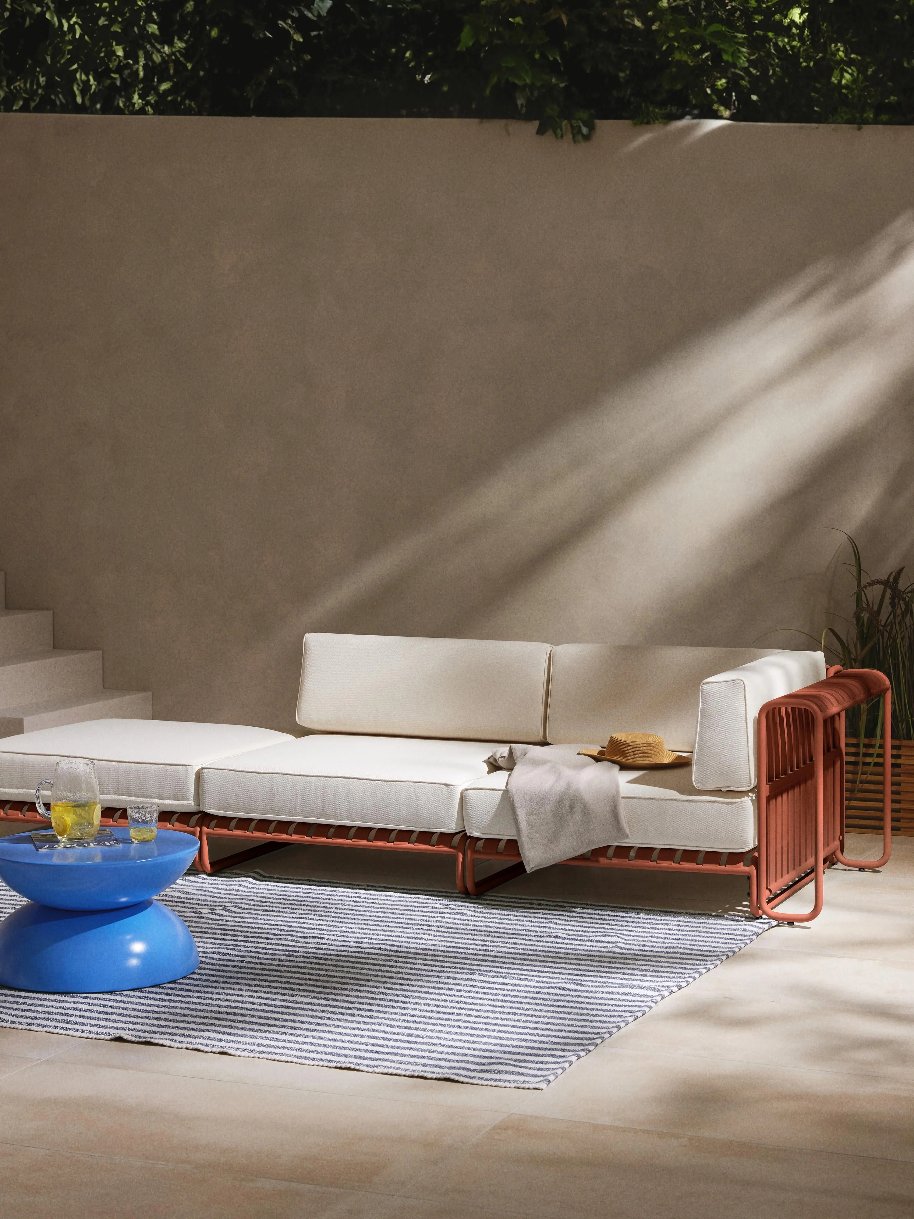 Modulaire tuin loungebank Caio