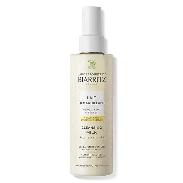 Laboratoires de Biarritz Leite Demaquilante Orgânico Cleansing Care 200ml
