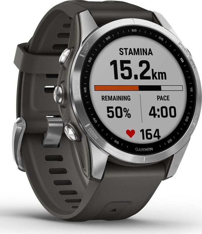 Garmin fenix 7S Multisport Smartwatch voor heren Geavanceerde GPS Tracker 10ATM Waterdicht 42mm Graphite