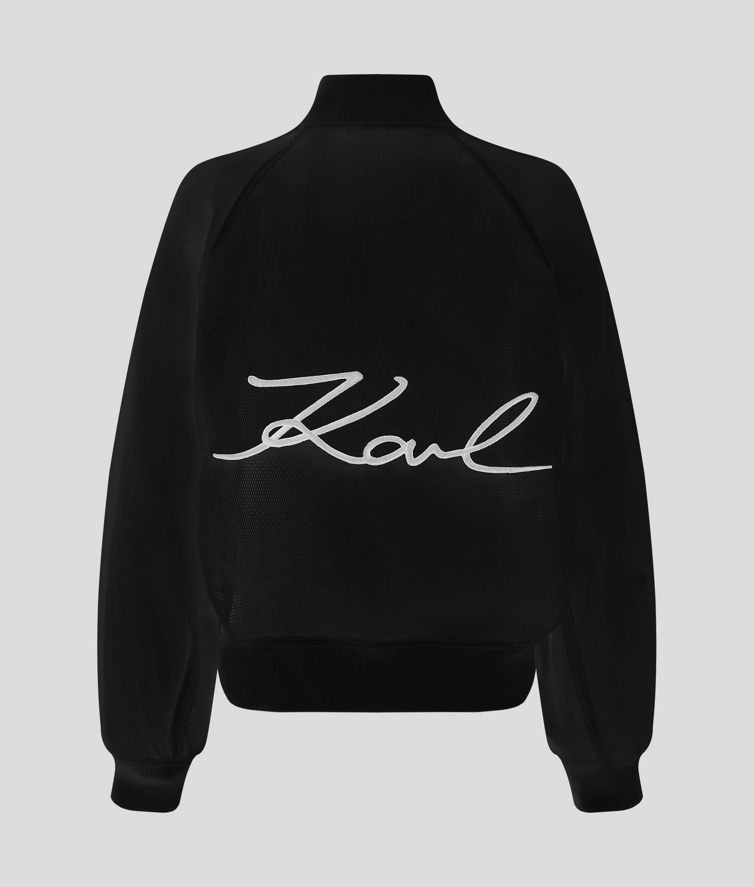 BLOUSON BOMBARDIER EN TRICOT - Noir