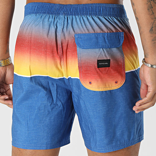 Short De Bain Allover Semi Elastic 04AMBO Bleu Roi Sunset