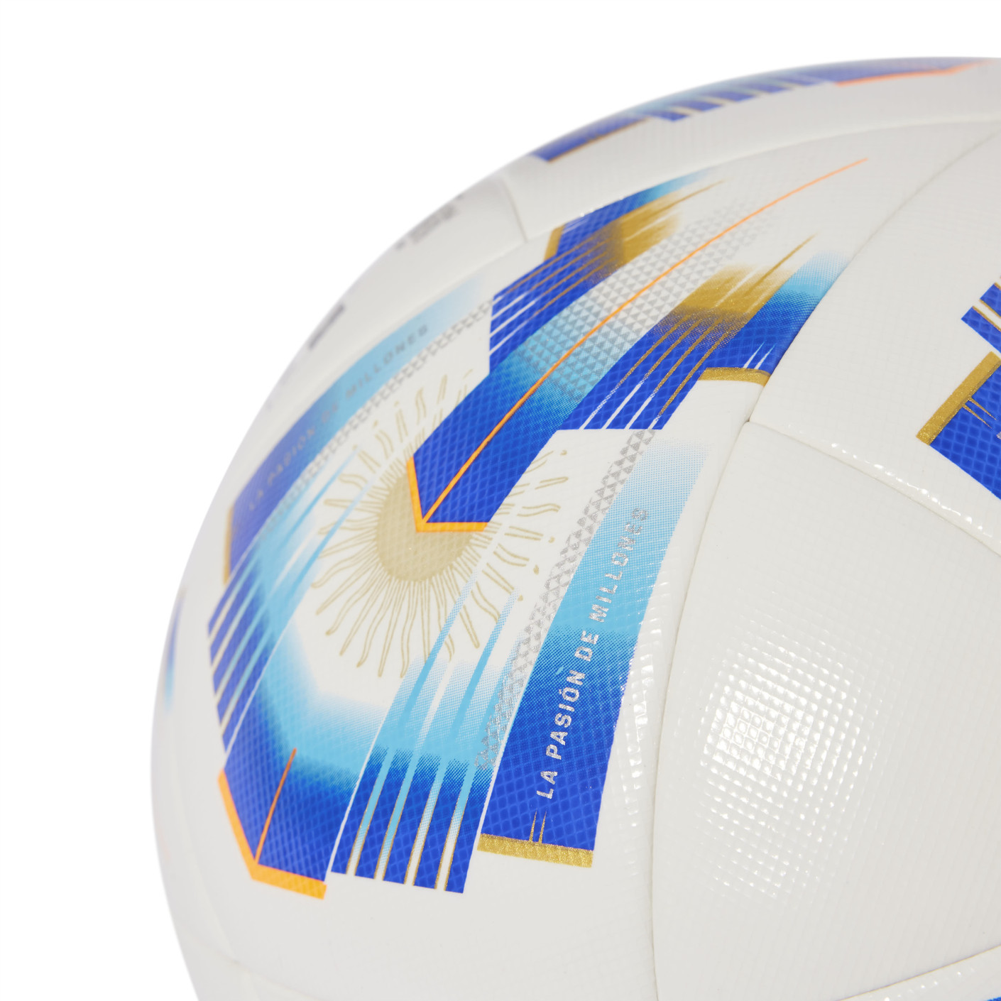 Adidas Argentinië Competition Voetbal Maat 5 Wit Blauw Goud