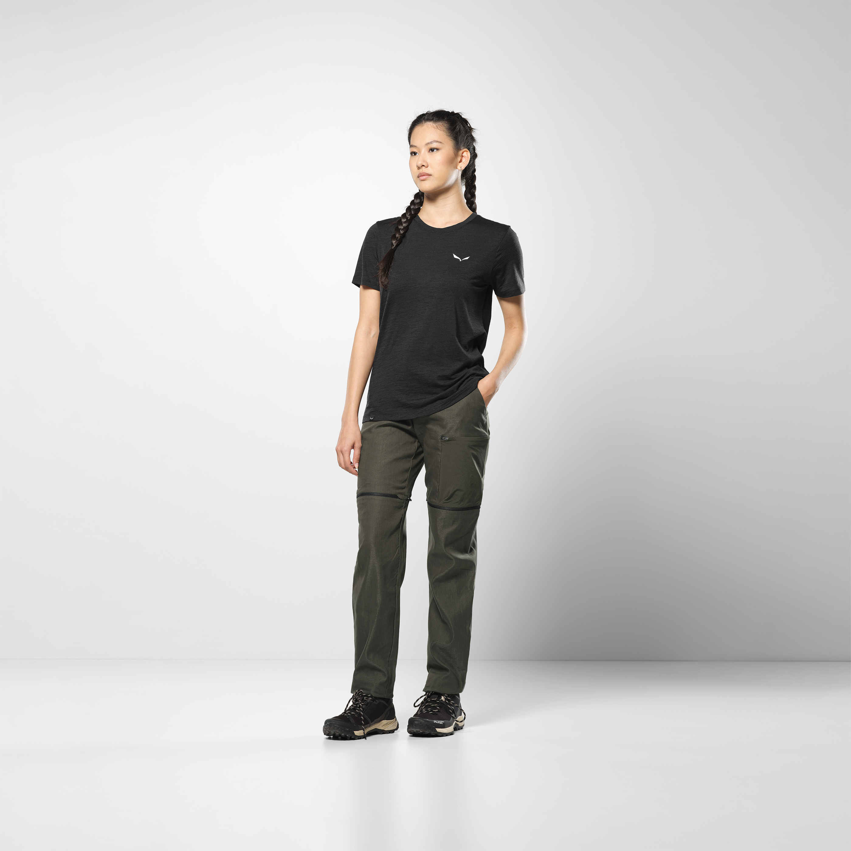 Eagle Minilogo Merino T-Shirt Damen