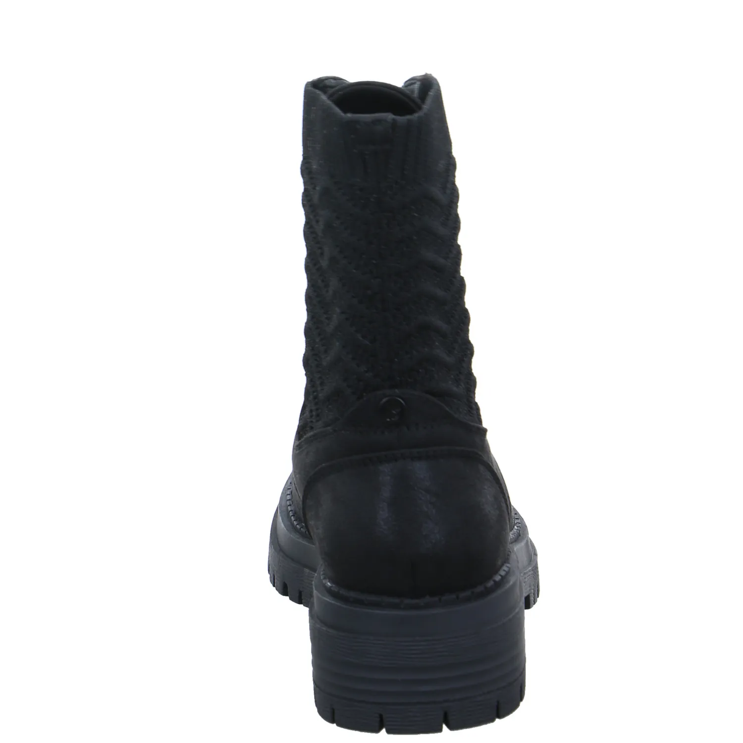 LA STRADA Boot Schwarz Lederimitat