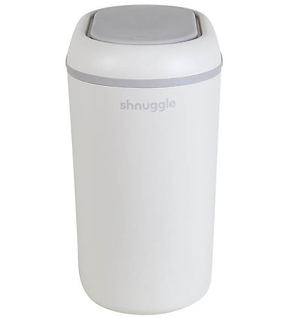 Shnuggle Windelbehälter - Eco Touch - Weiß/Grau