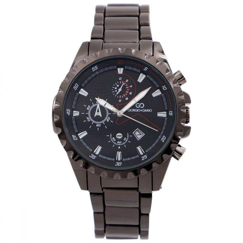 Montre Homme GIORGIO bracelet Acier Noir