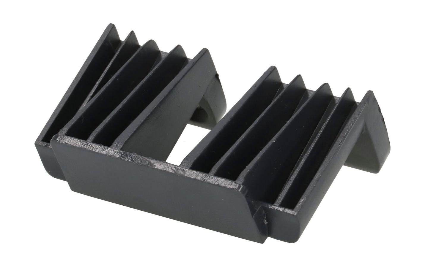 Halterung erhöht, CUBO, Anthrazit 2 StückBefestigungsset zur erhöhten Montage der CUBO-Anschlussfelder auf ebenen, magnetischen Flächen