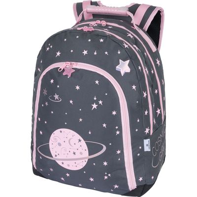 Sac à dos Cosmic Girl - 2 compartiments - gris anthracite - Oberthur