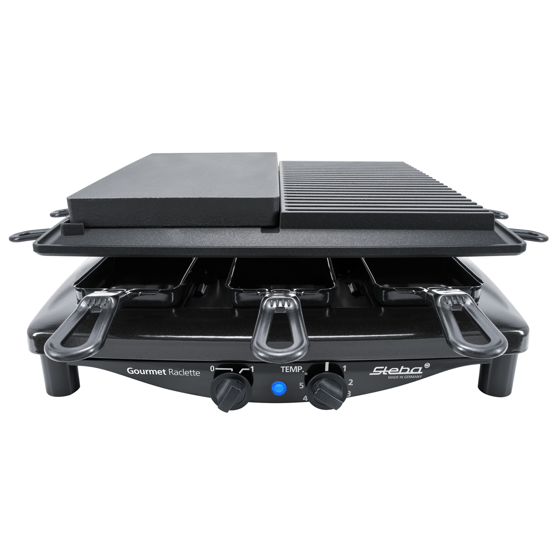 STEBA Raclette RC 4 PLUS DELUXE - schwarz - 1450 Watt