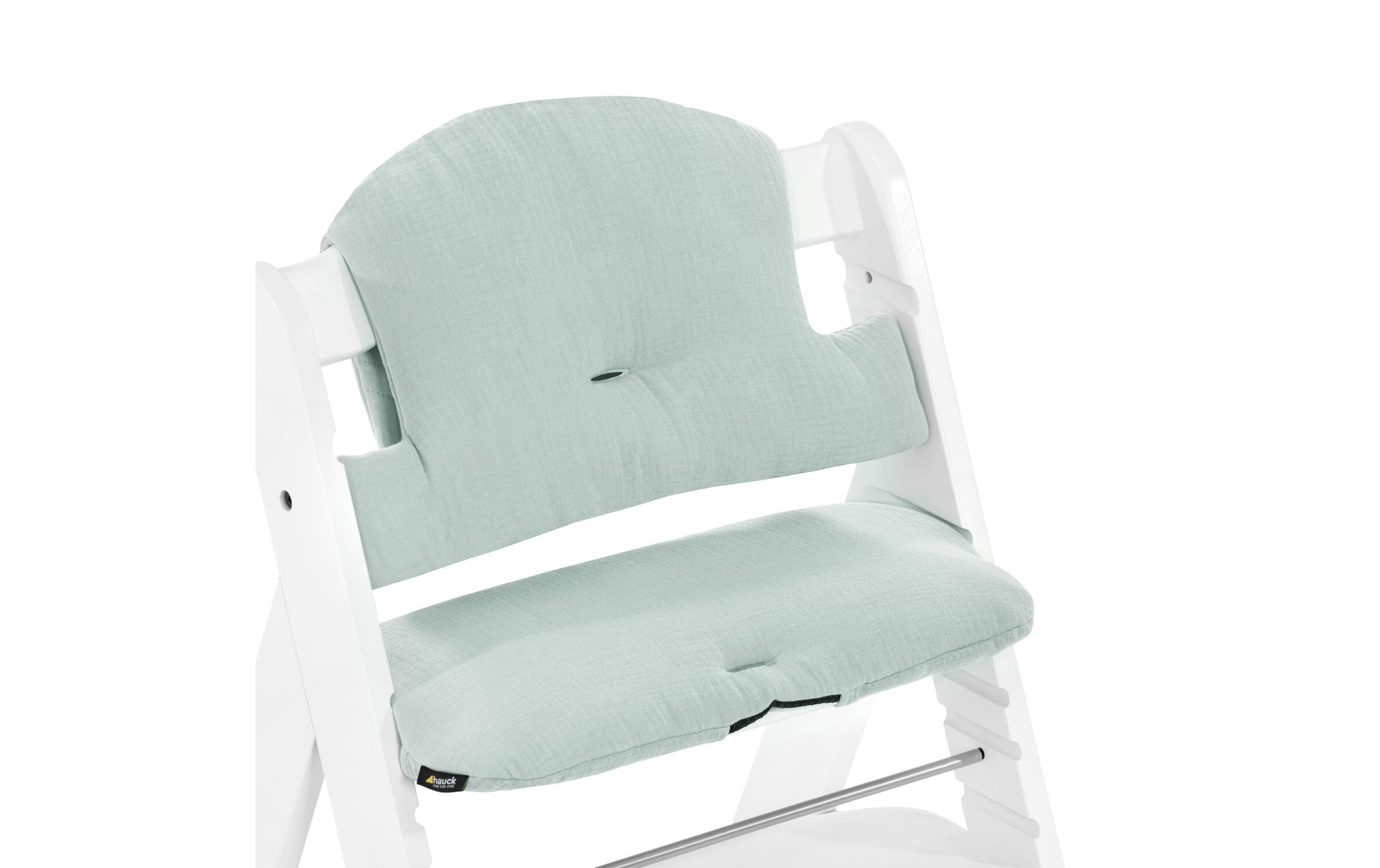 Sitzkissen Select Muslin Mint zu Alpha+Hochwertige Hochstuhlauflage