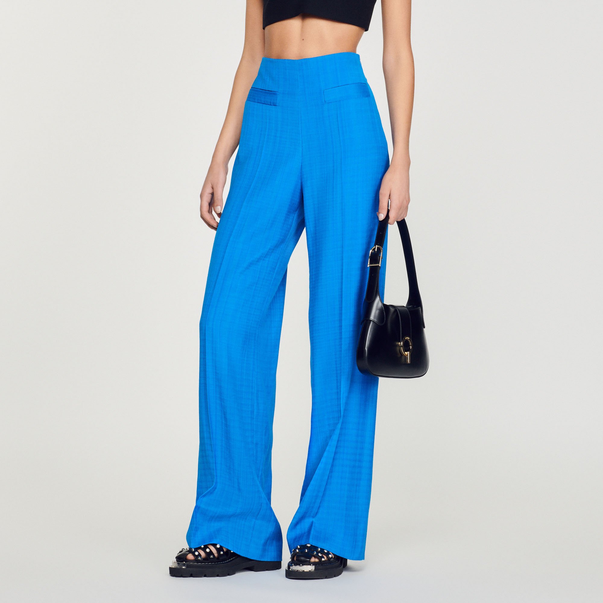 Pantalon taille haute