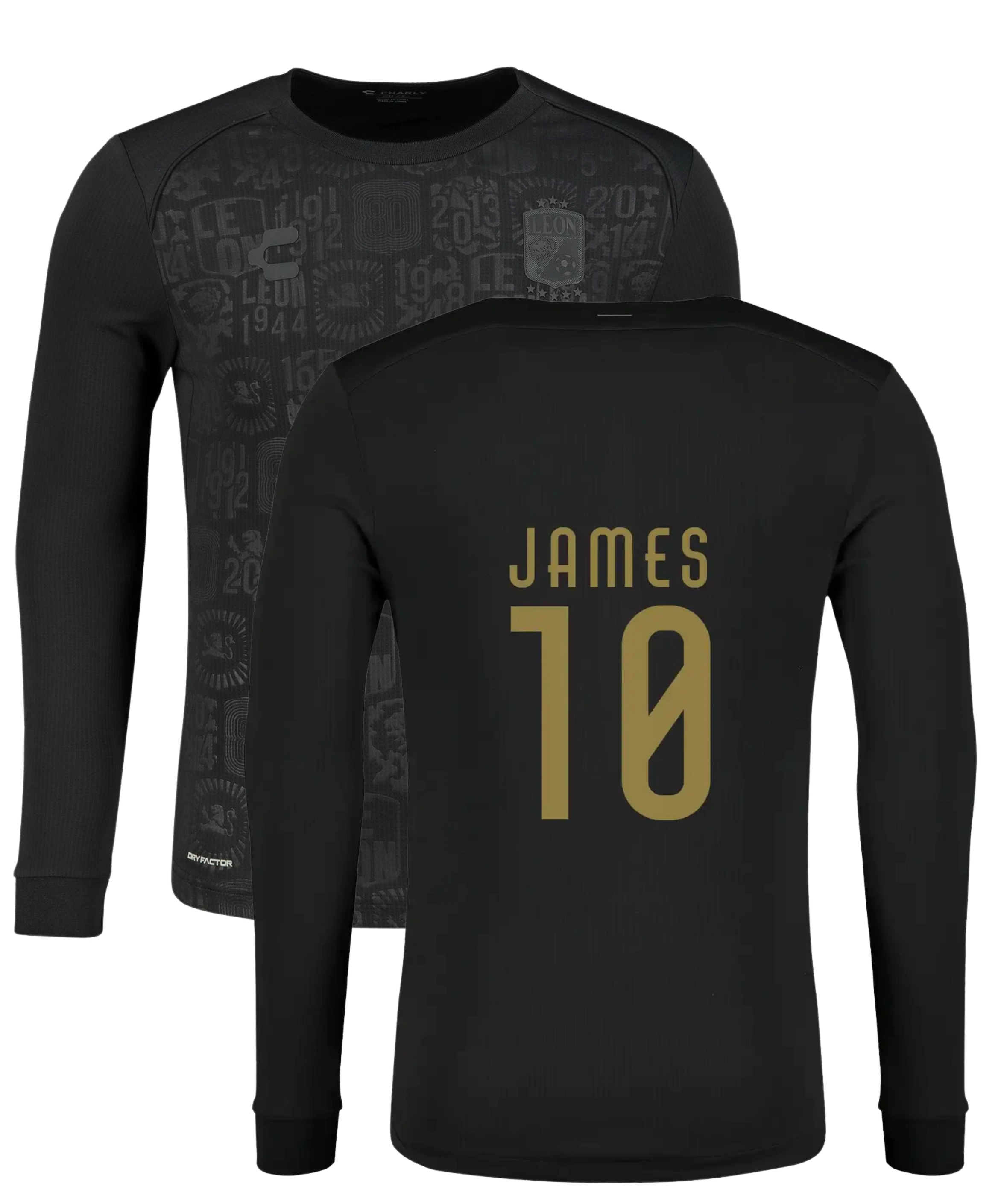 Club León Special Edition Voetbalshirt 80 Jaar 2025   Bedrukking James