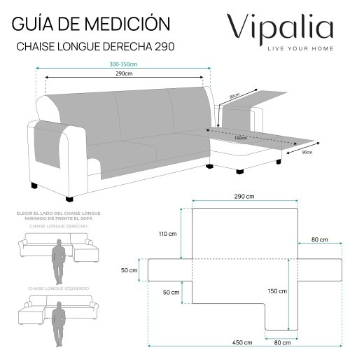 Capa de sofá Vipalia com estampa de círculos cinza para animais de estimação
