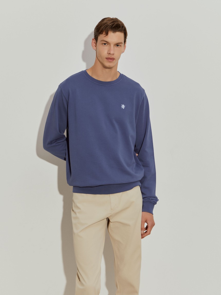 Sweater de algodão com estampado