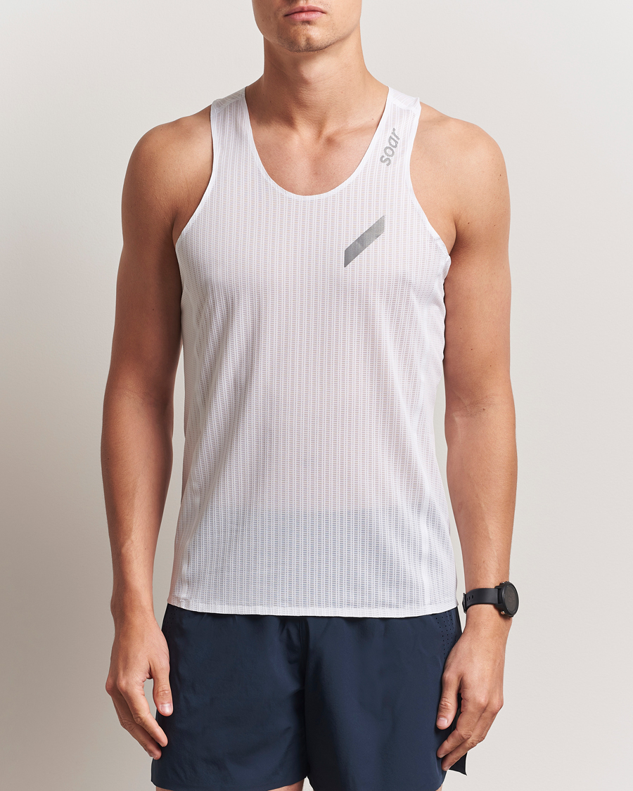 SOAR Running Race Vest White