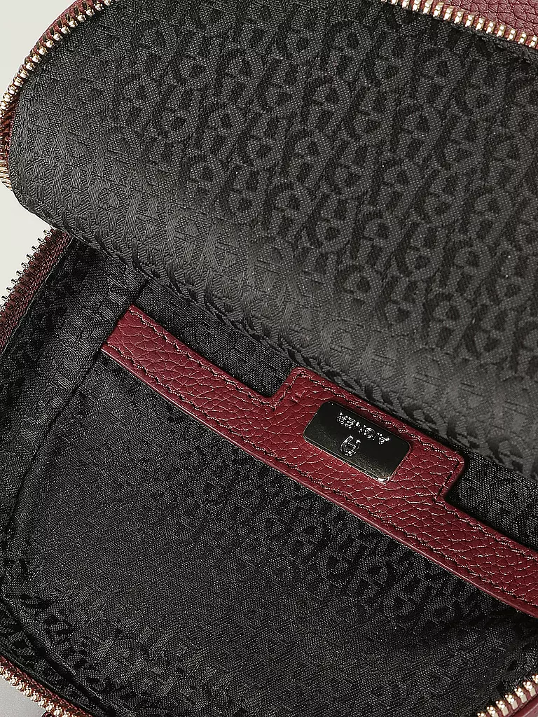 AIGNER Ledertasche - Umhängetasche ZITA SLING CROSSBODY dunkelrot