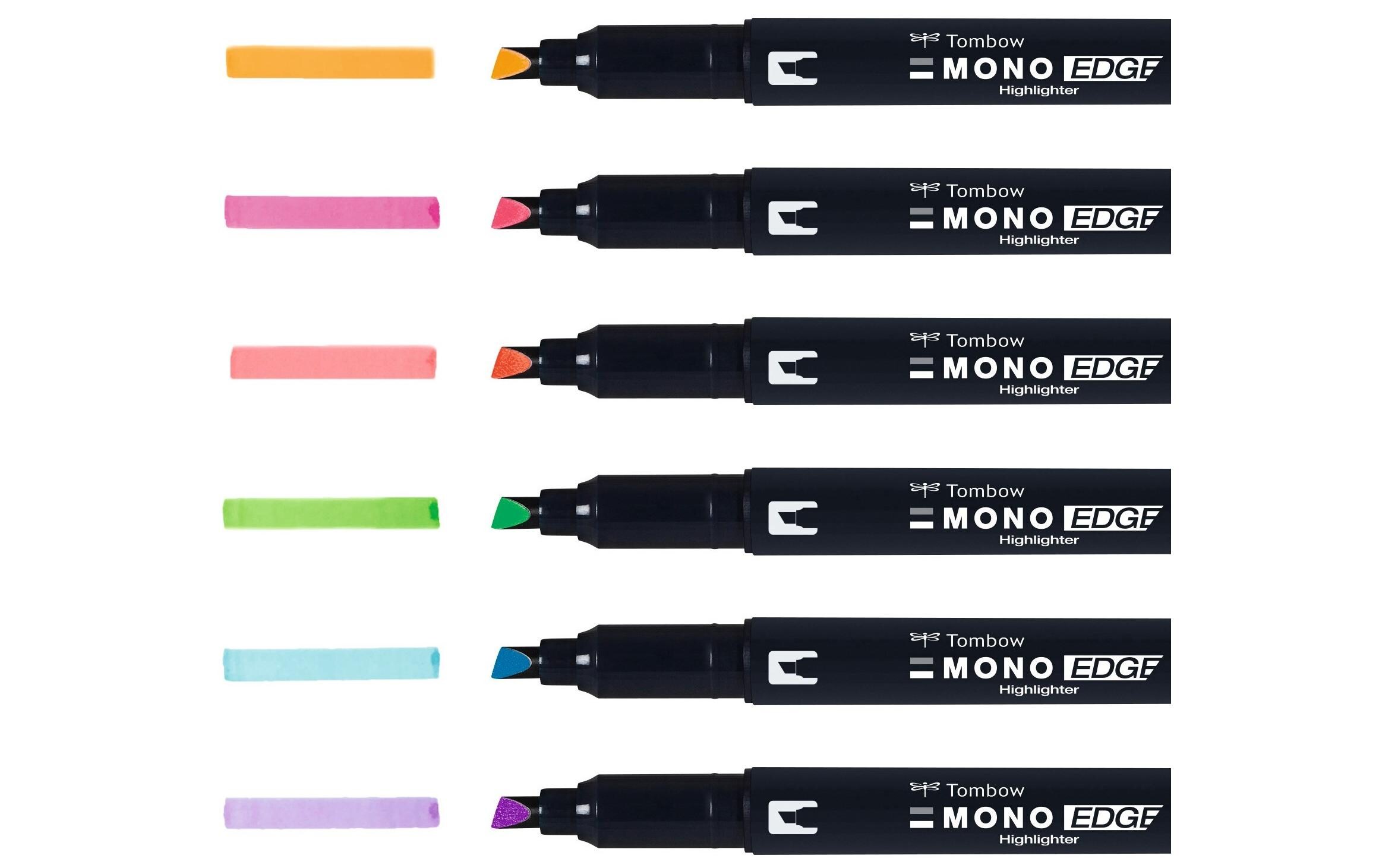 Textmarker MONO EDGE, 6er-SetTextmarker mit zwei Spitzen