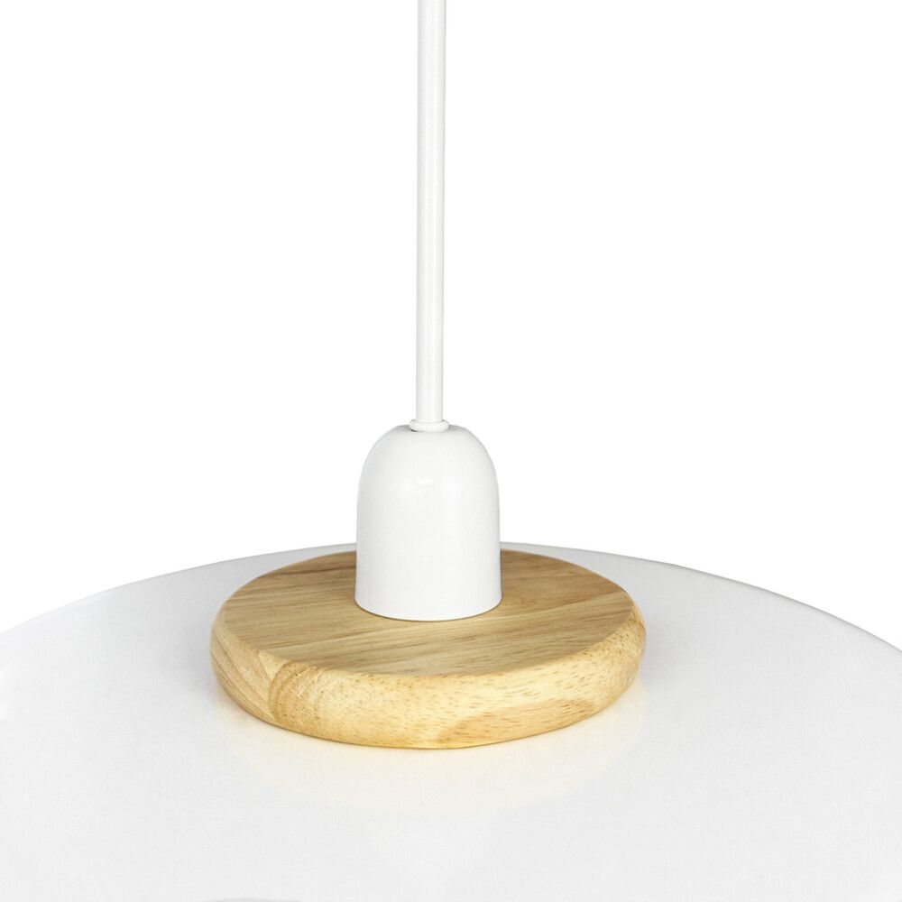 TAKLAMPE DYBERG LARSEN PLANET HVIT