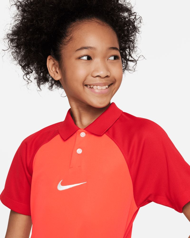 Polo Nike Academy Pro Rouge Crimson pour enfant