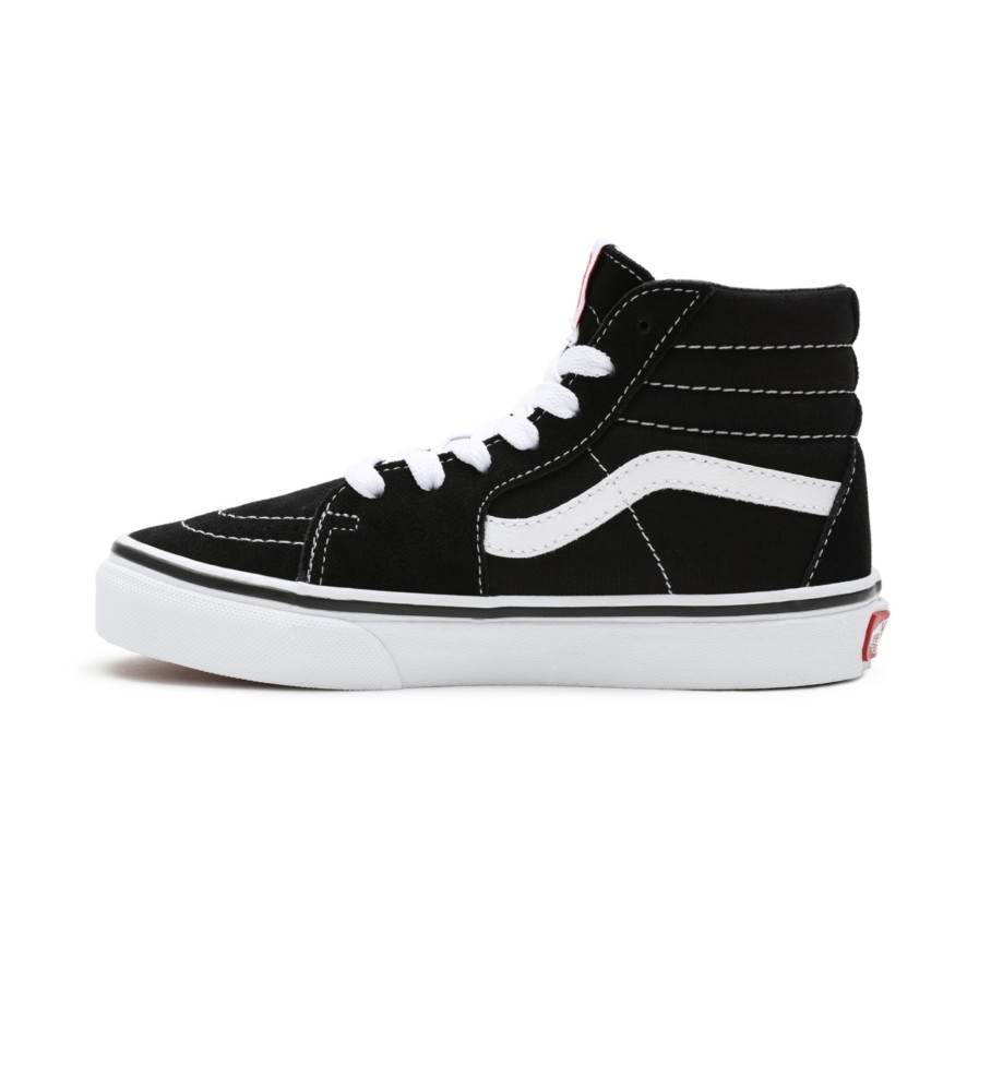 Tênis Vans Sk8-Hi, preto e branco