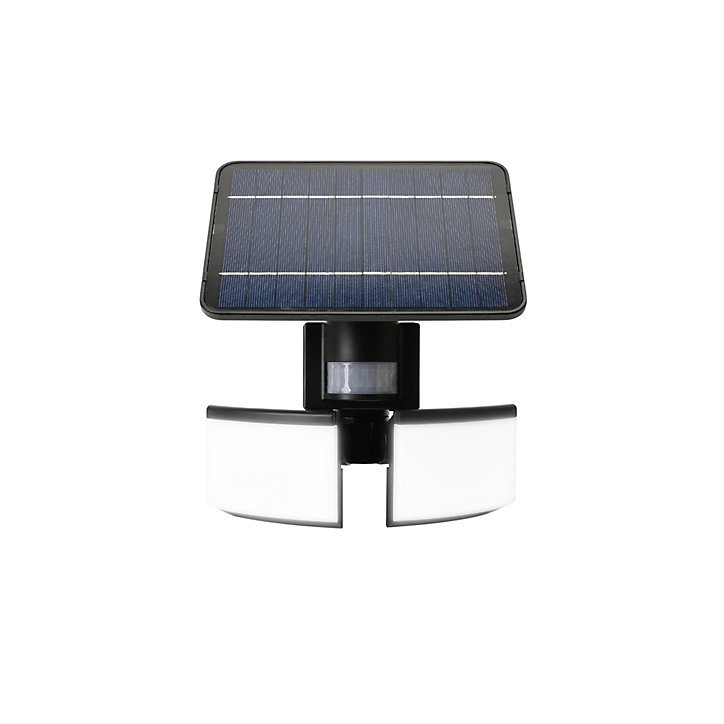 Projecteur à détection solaire Argeles IP44 11W 800lm blanc froid 15,8 x 25,4 cm