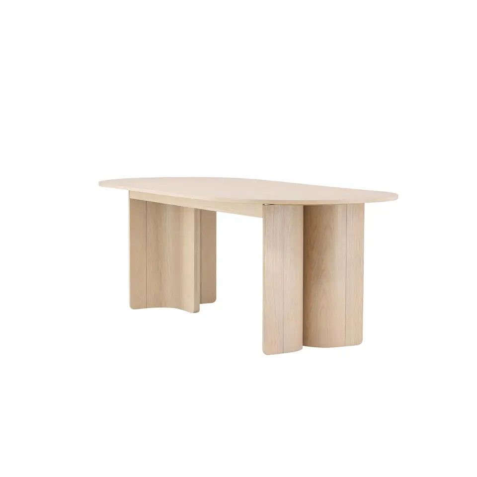 Eettafel Rond - Naturel - 220x100x75cm - Tyresö