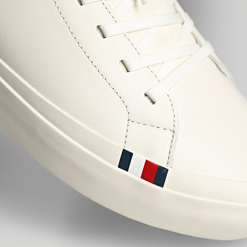 Baskets Modern Vulcan Leather High 4820 Ivory