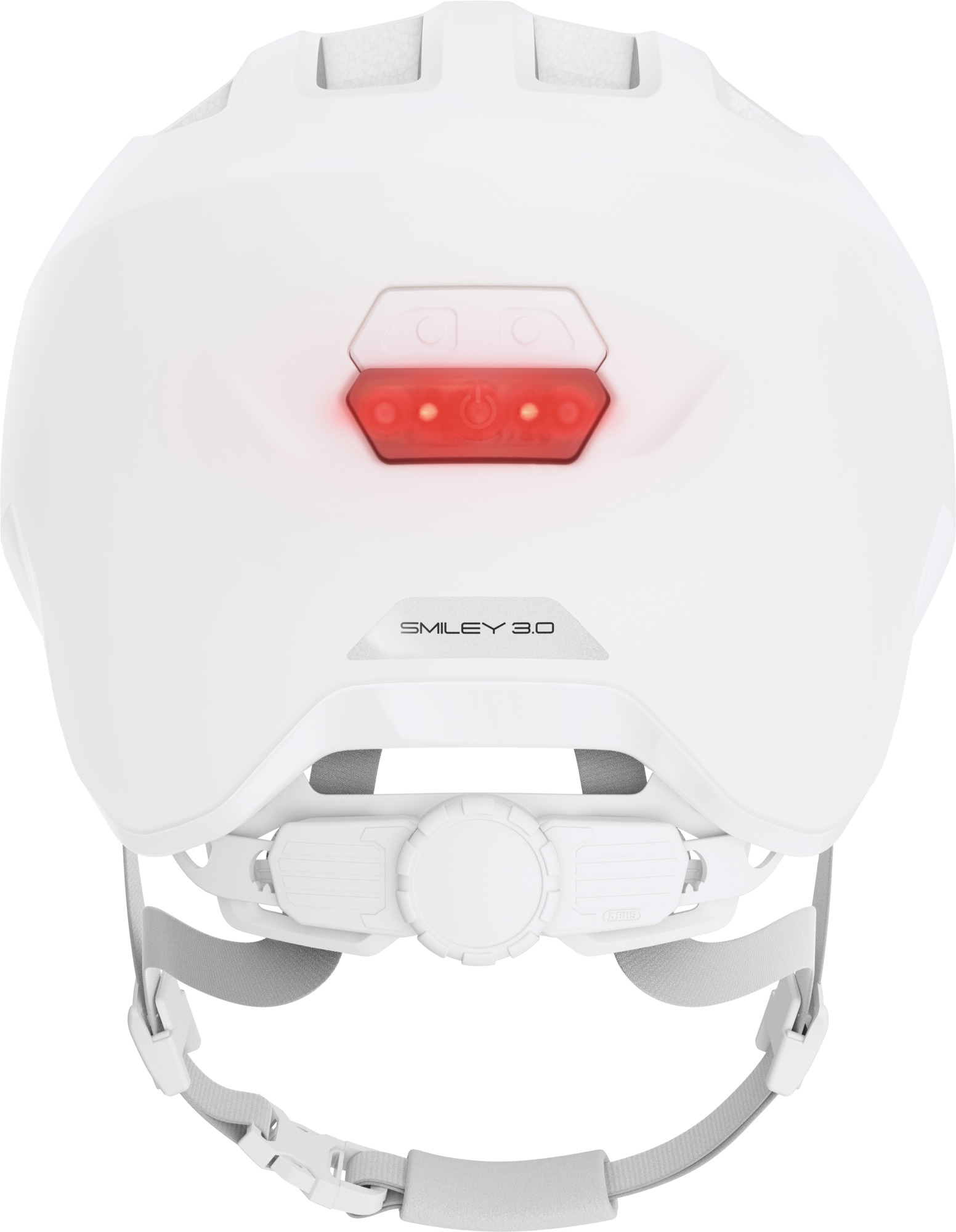 ABUS SMILEY 3.0 ACE LED cykelhjelm Pure White