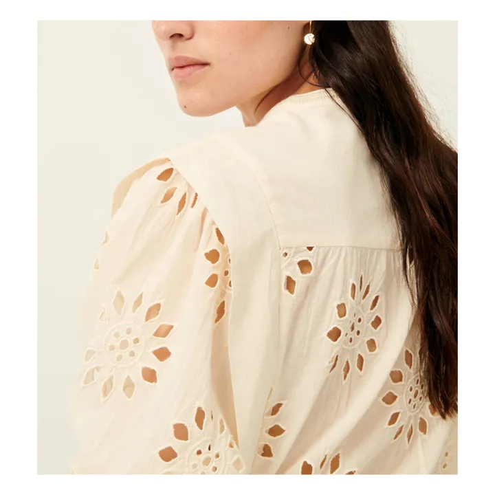 Sessùn Blouse Brodée Soleia | Ecru