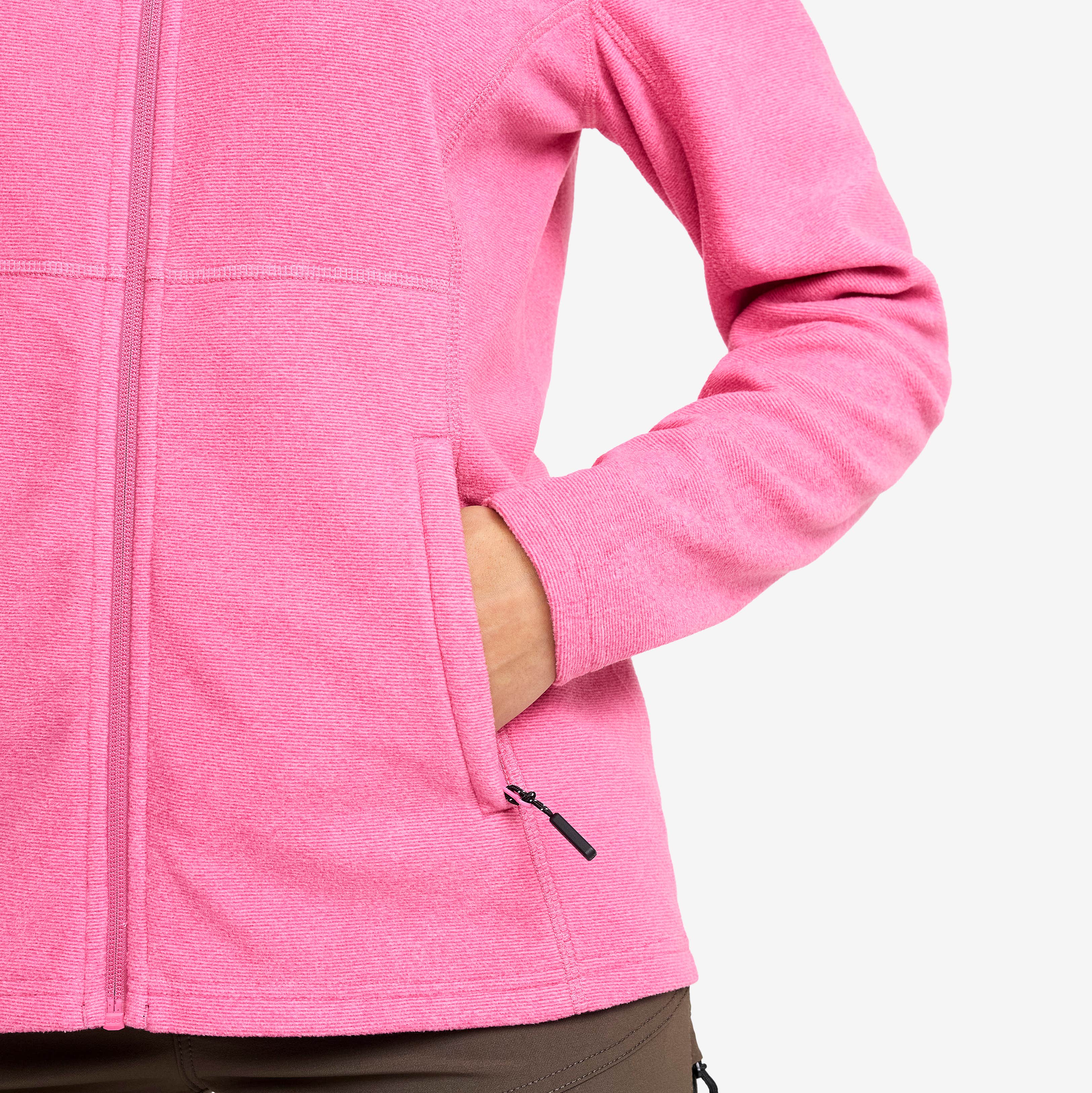 Essential Full-zip Fleece Dame Ibis Rose