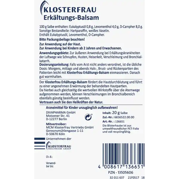 Erkältungs-Balsam