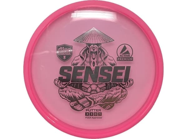 Discmania Pink Disc golfskiver Putter SENSEI Active Pink