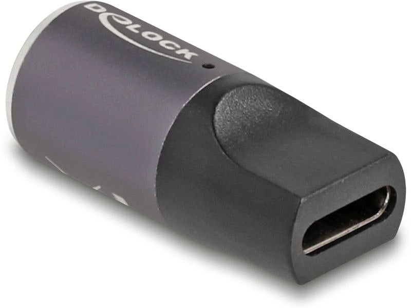 Delock Adapter Spezial - USB Type-C Delock Adapter für Notebook Ladekabel USB Type-C Buchse zu magnetischem 8 Pin Konnektor