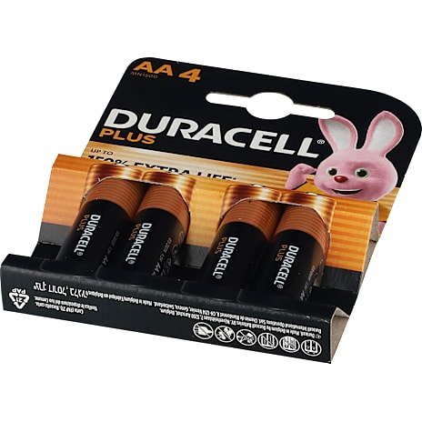 Duracell Plus Boost AA 4 batterier 4-pak