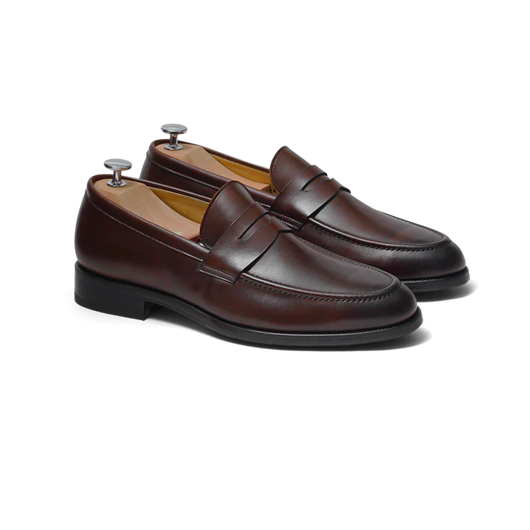 Master-Mocassin en cuir brown