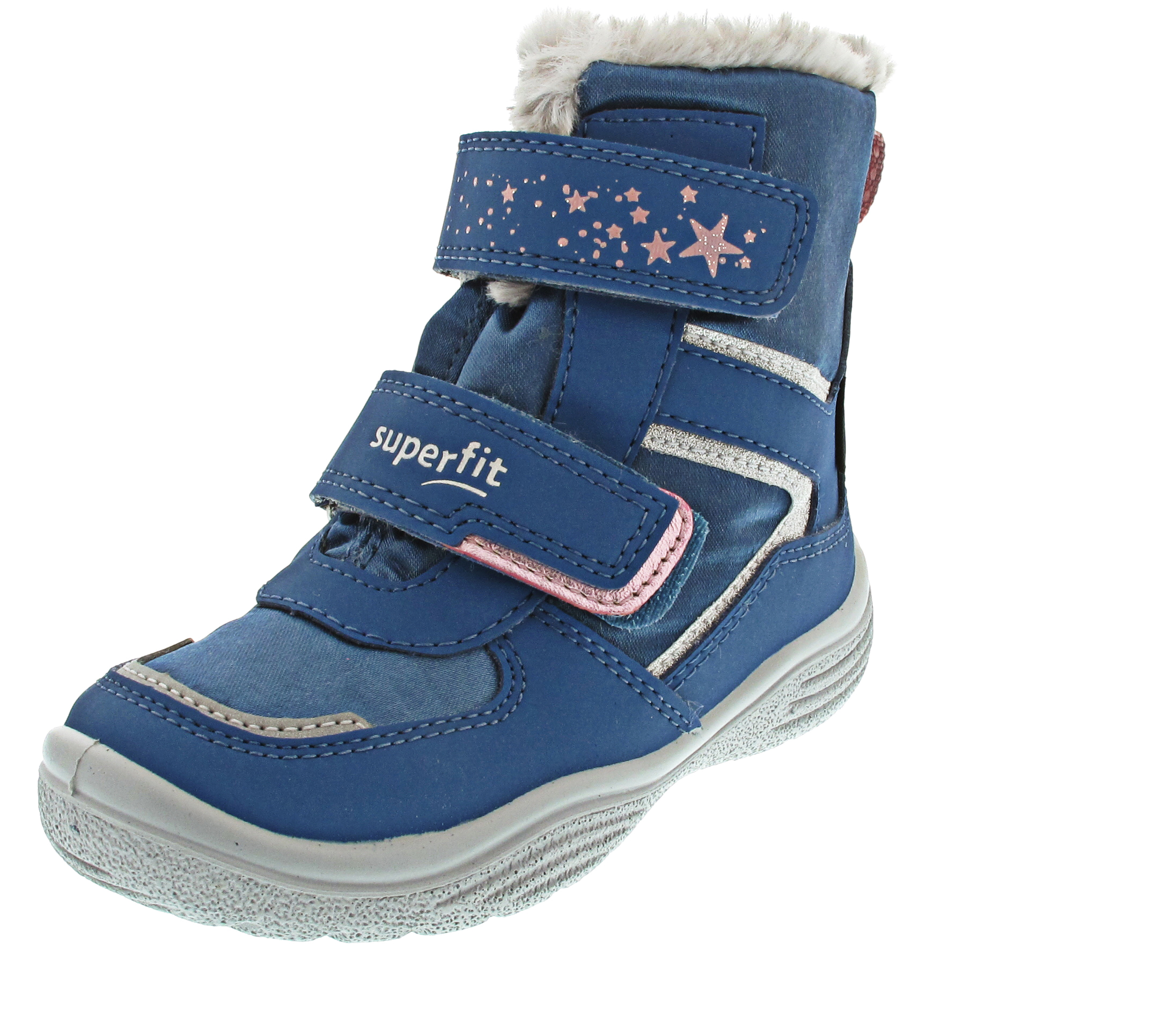 Superfit Crystal Klettstiefel GTX blau
