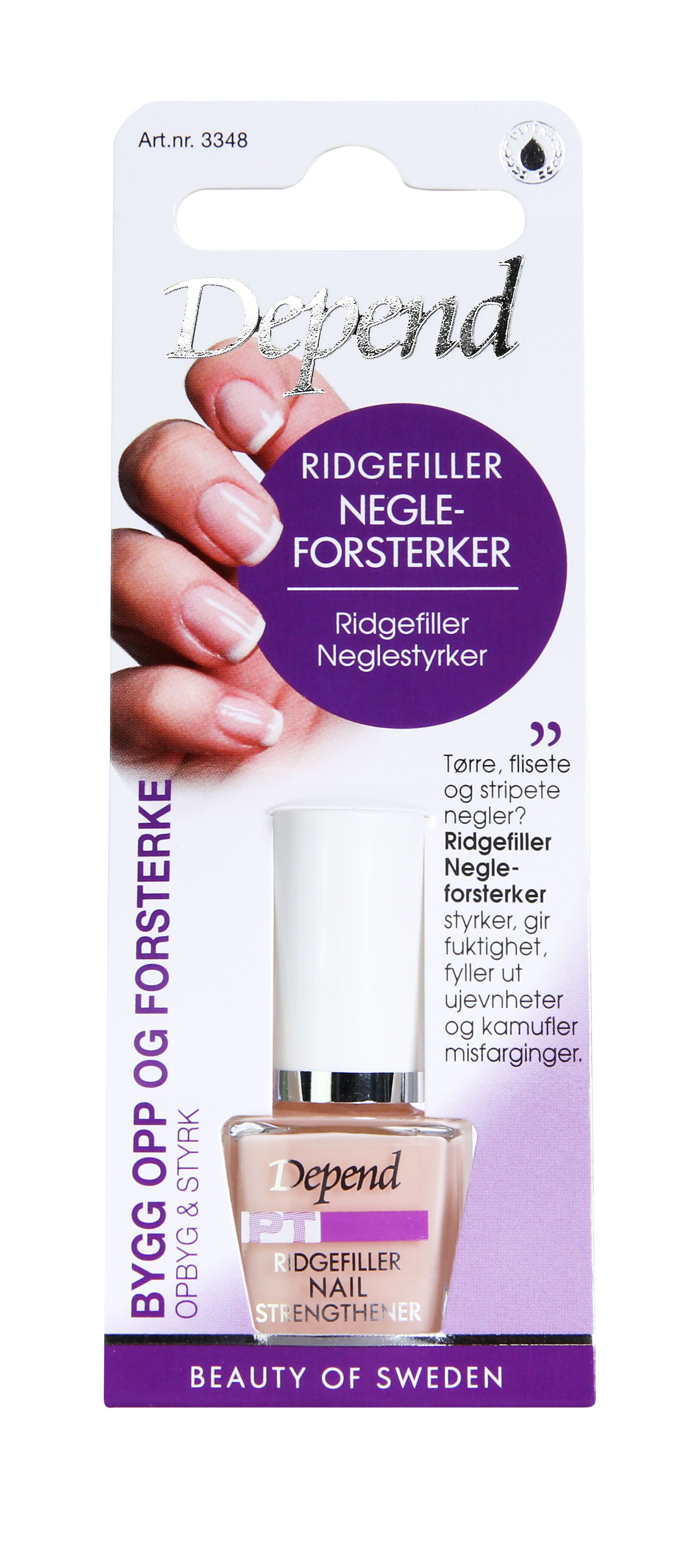 Ridgefiller negleforsterker