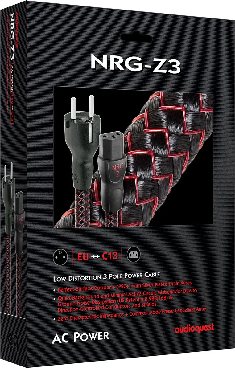 Audioquest NRG-Z3 (2 m) Câbles d'alimentation secteur
