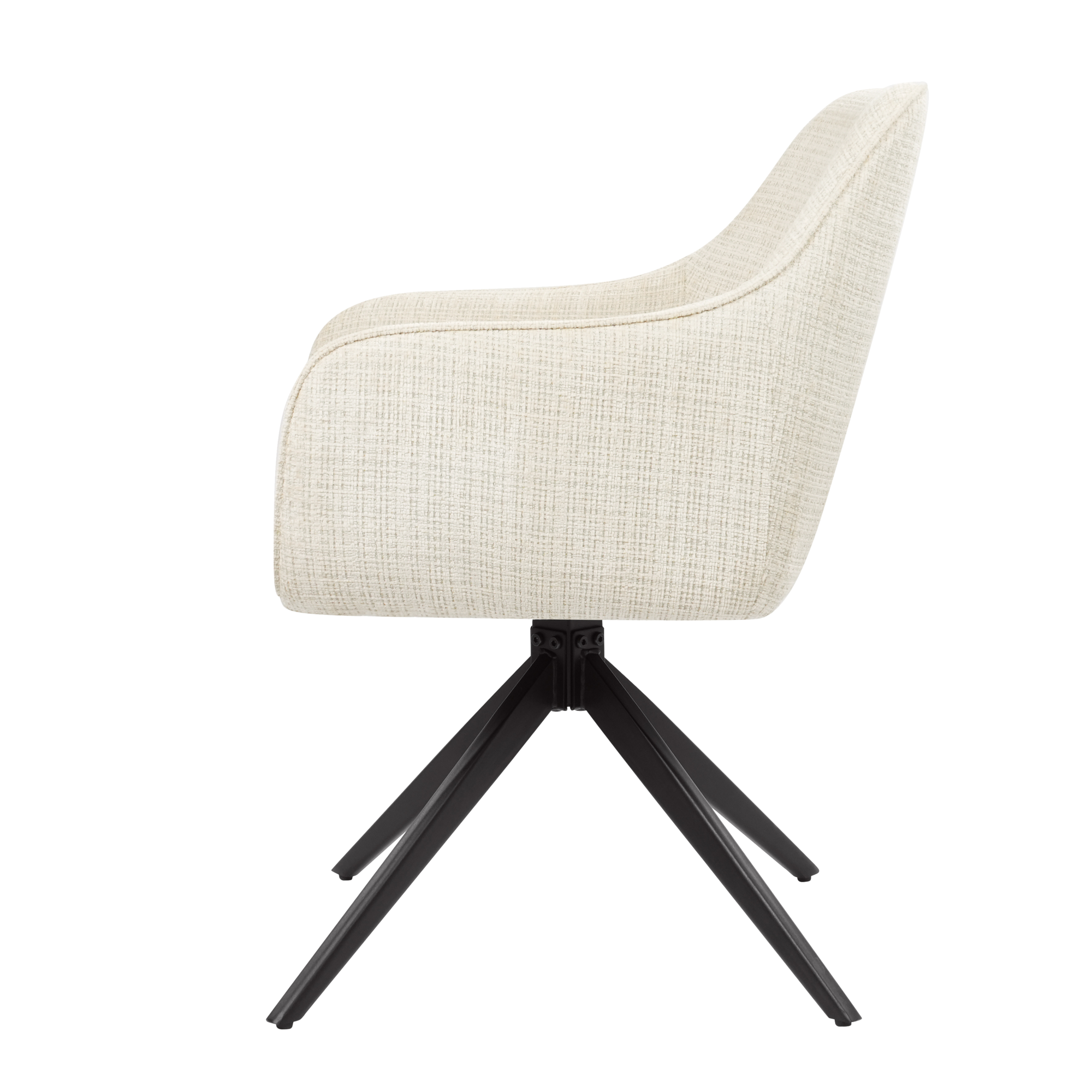 Eetkamerstoel Luuk stof beige