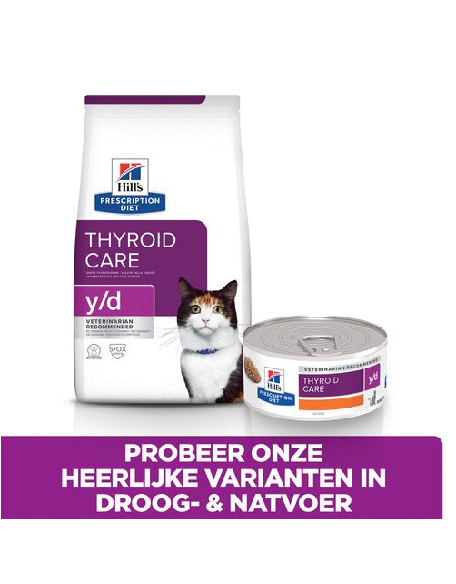 Hill's Prescription Diet Y\/D Thyroid Care Zak - Kattenvoer