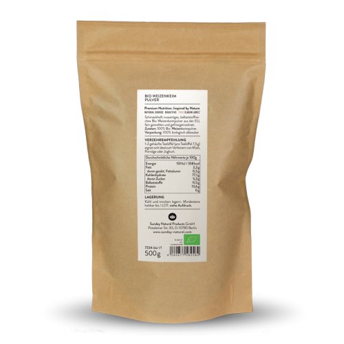 Sunday Natural Products  Bio-Weizenkeim Pulver