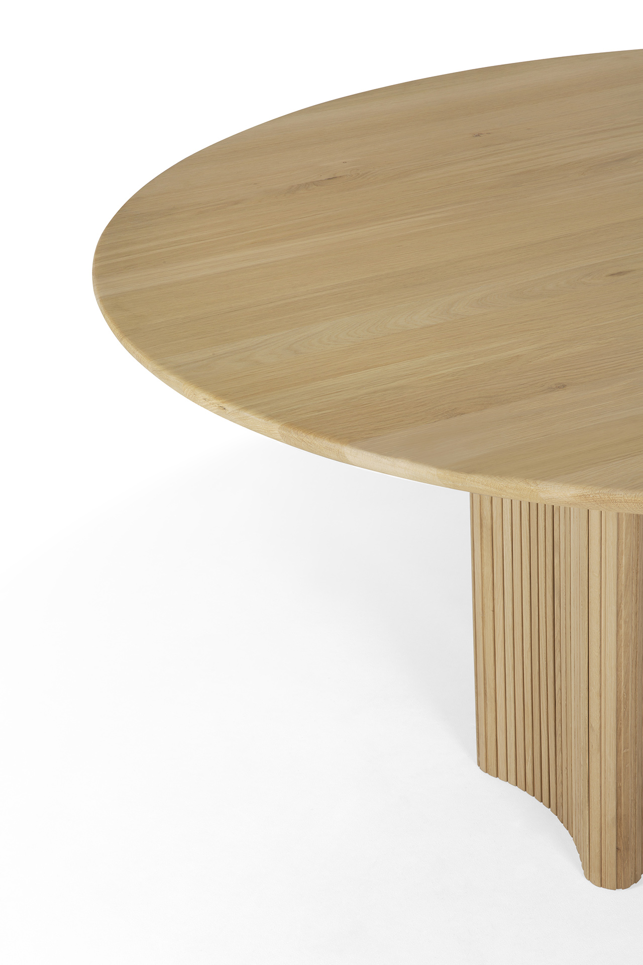 Ethnicraft - Roller Max eettafel 150  rond - eiken