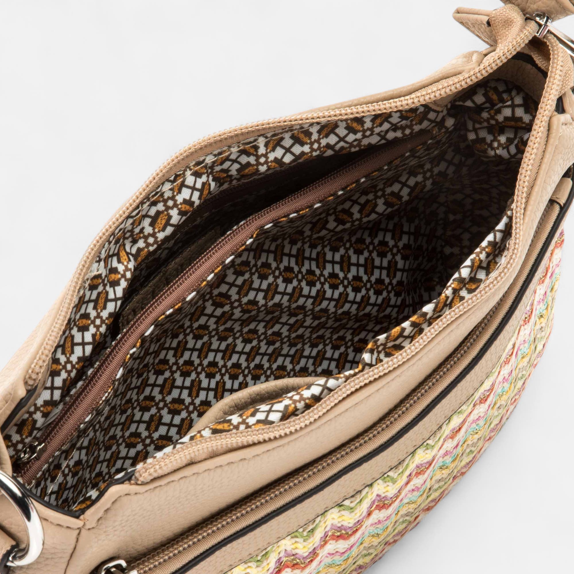 Sac bandoulière multicolore