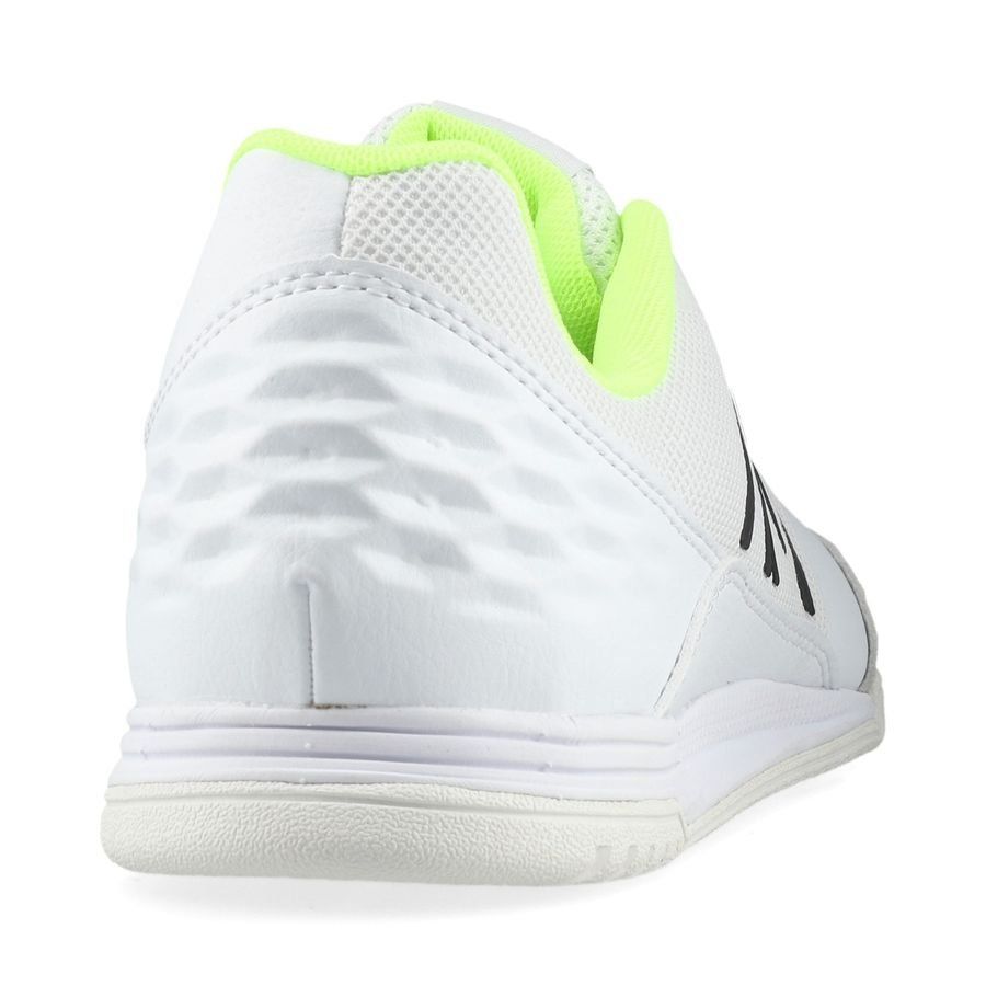 New Balance Audazo V6 Command IN - Blanc/Jaune Fluo Enfant