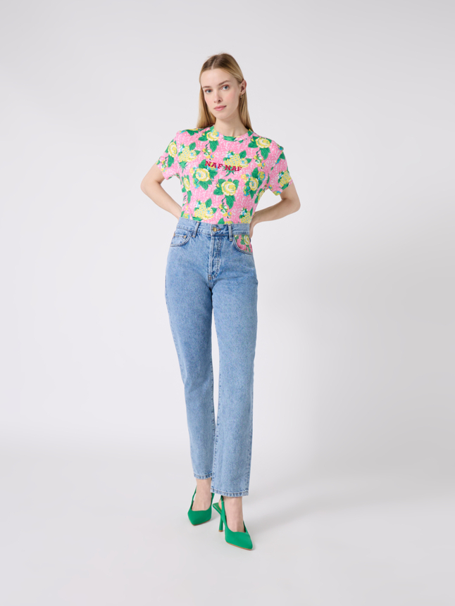 T-shirt imprimé fleurs