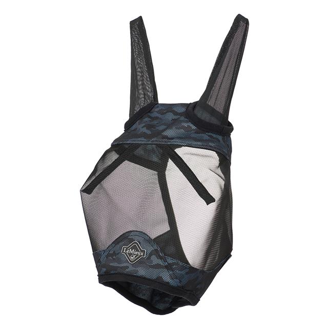 Vliegenmasker LeMieux Visor-Tek Half Camo Donkerblauw