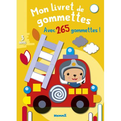 Mon livret de gommettes (Camion de pompier)